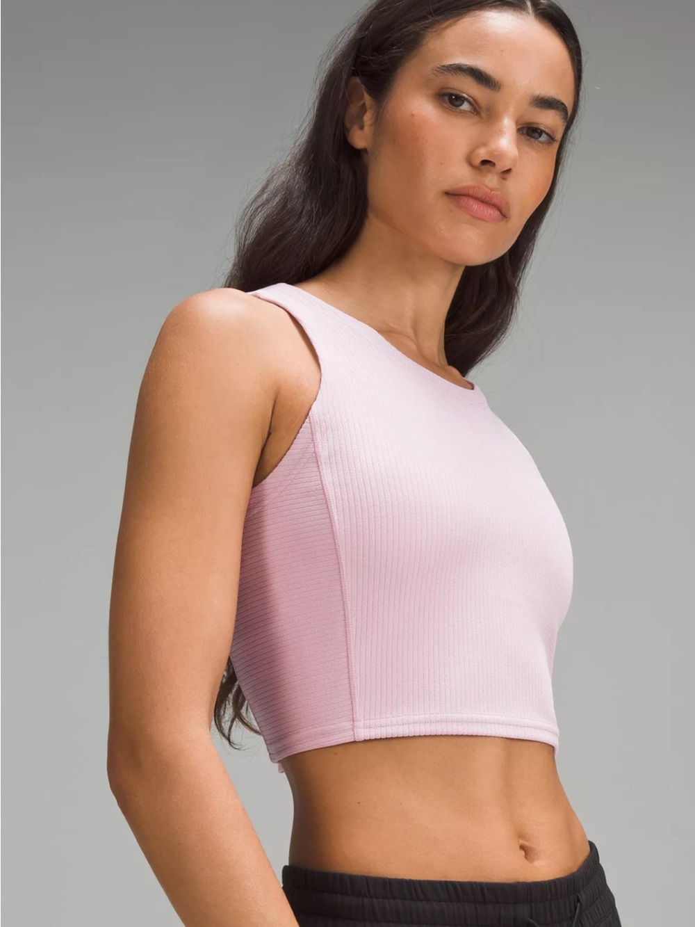 Lululemon Ribbed Softstreme cropped tank NWT